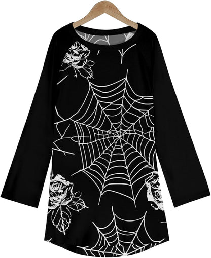 MARSVOVO Women Novelty Graphic Plus Size Sweater Crewneck Long Sleeve Cute Printed Loose Fit Casual Fall Sweaters Top