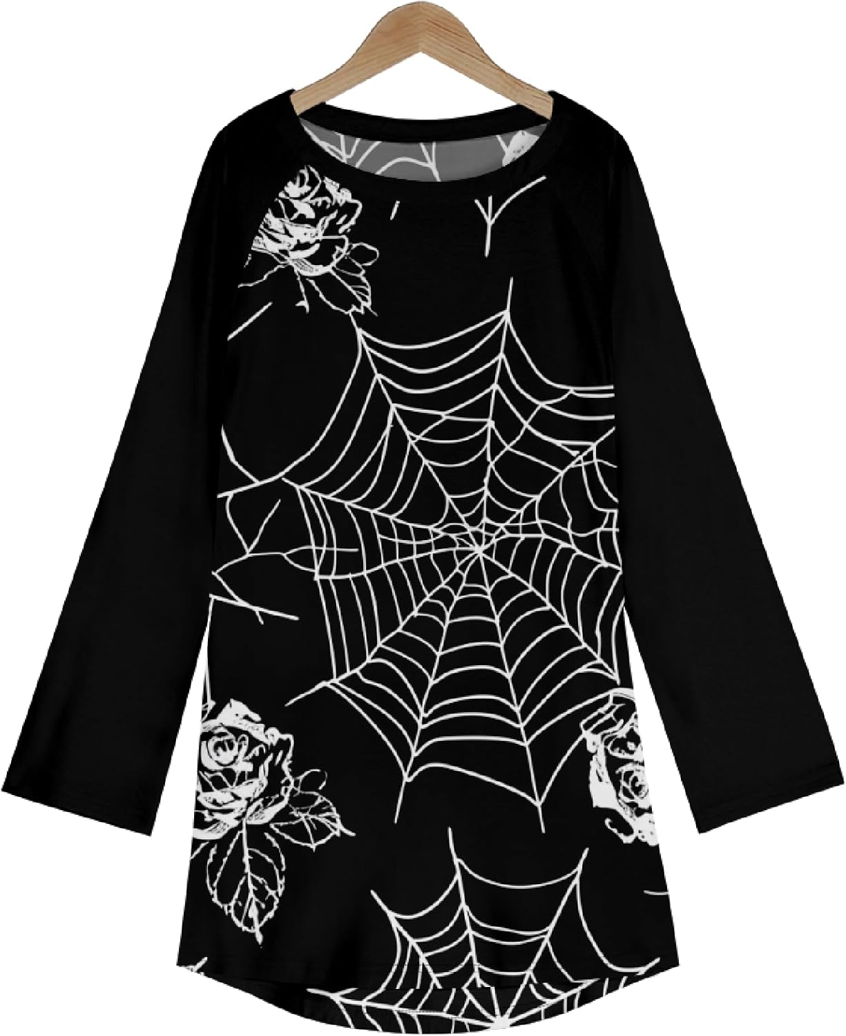 MARSVOVO Women Novelty Graphic Plus Size Sweater Crewneck Long Sleeve Cute Printed Loose Fit Casual Fall Sweaters Top