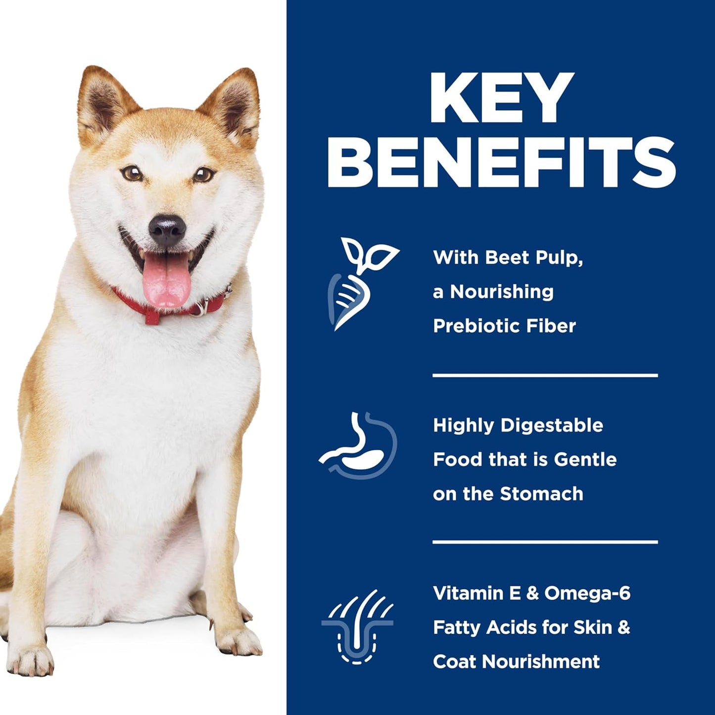 Hill's Science Diet Sensitive Stomach & Skin, Adult 1-6, Stomach & Skin Sensitivity support, Dry Dog Food, Pollock, Barley, & Insect Recipe, 3.5 lb Bag