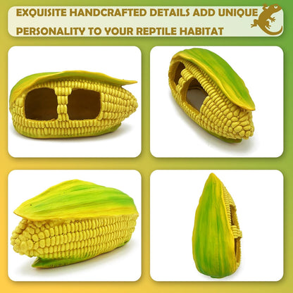 Bearded Dragon Reptile Hide Caves Corn Lizard Leopard Gecko Hideout Tank Accessories Turtle Snake Décor Amphibian Habitat Tortoise Personalized Decoration