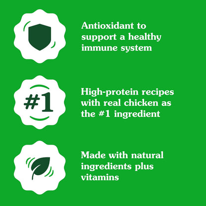 Greenies Smart Topper High Protein Wet Mix-in for Dogs, Chicken, Beef, Sweet Potatoes, Potatoes & Spinach Recipe in Vitabroth Broth- Bone Broth + Vitamins E & B1, 10 Count