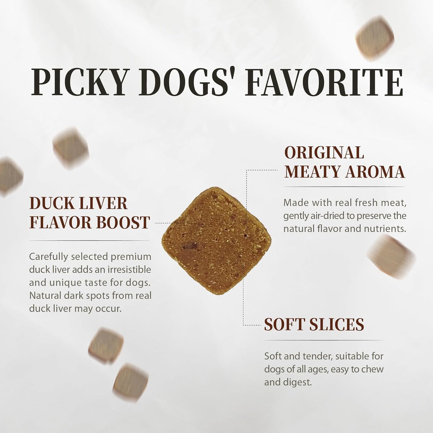 Herz Air-Dried Dog Food Turkey & Duck Liver Recipe 2.2 lb, All-Natural, High-Protein, Grain-Free, Limited Ingredients, Complete & Balanced, Premium Canine Cuisine