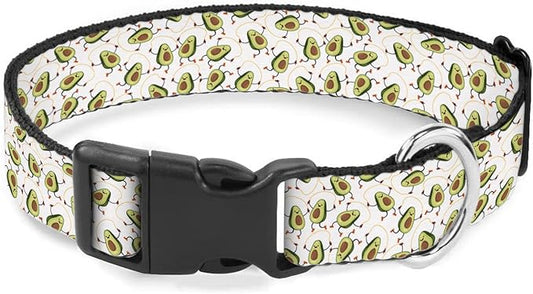 Green Avocado Fruit Dog Collar Cat Big Neck Collars Soft for Small Extra Large Heavy Duty Pet Dogs