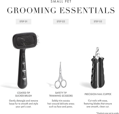 Tweezerman Pet Grooming Scissors, Stainless Steel Rounded Tip Trimming Shears for Dogs and Cats