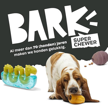 Barkbox Super Chewer Tough Dog Chew Toys for Aggressive Chewers, Dental Stimulating (Turkey - Large)