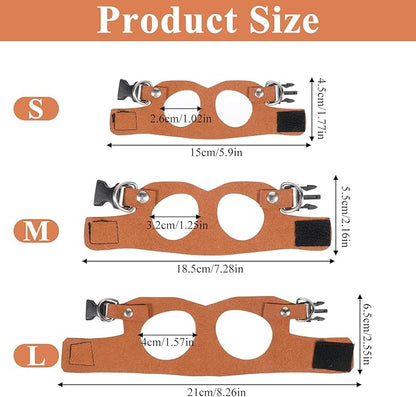 3 Pack Adjustable Harness and Leash Set Soft Leather Lizards Harness Small Animal Traction Rope Strap Bearded Dragon Lizard Training Walking Vest for Reptiles Squirrel Lizard Chinchilla