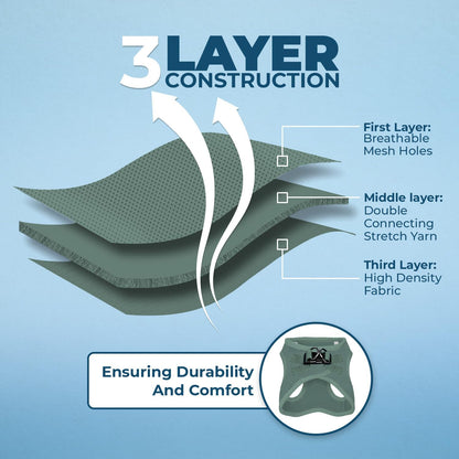 Best Pet Supplies Voyager Step-in Air Harness - All Weather Mesh, Reflective, No Pull Harness for Dogs, Cats - Secure with Hook & Loop Fastener, Buckle, Double D-Rings - Moss Green, XS