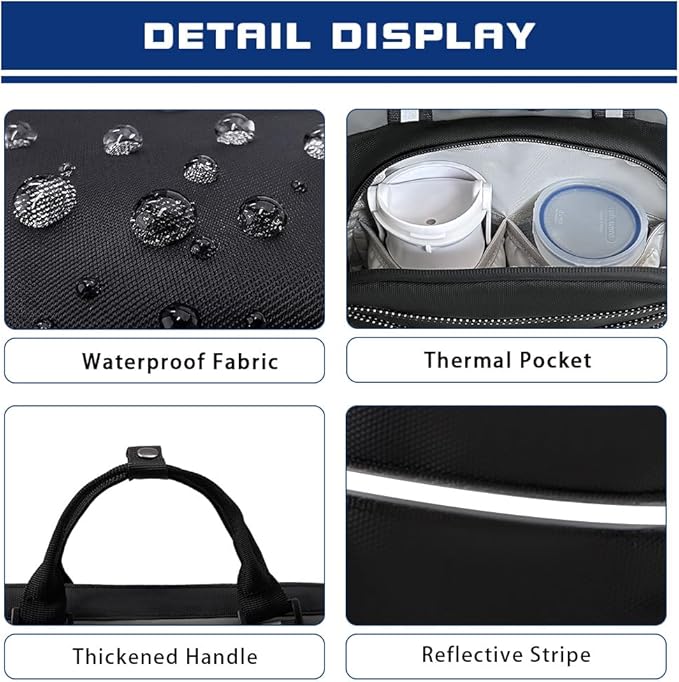 Dog Travel Bag, Airline Approved Pet Supplies Backpack, Dog Travel Backpack Accessories Set with 2 Silicone Collapsible Bowls and 1 Leash Clip for Camping, Road Trips & Weekends Away（Black）