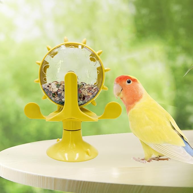 Oooct Bird Foraging Toys, Parrot Rotating Feeders, Bird Chewing Toys, Bird Enrichment Toys, Bird Cage Accessories, Suitable for Birds Parrots Parakeets Cockatiels Conures Lovebirds