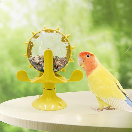 Oooct Bird Foraging Toys, Parrot Rotating Feeders, Bird Chewing Toys, Bird Enrichment Toys, Bird Cage Accessories, Suitable for Birds Parrots Parakeets Cockatiels Conures Lovebirds
