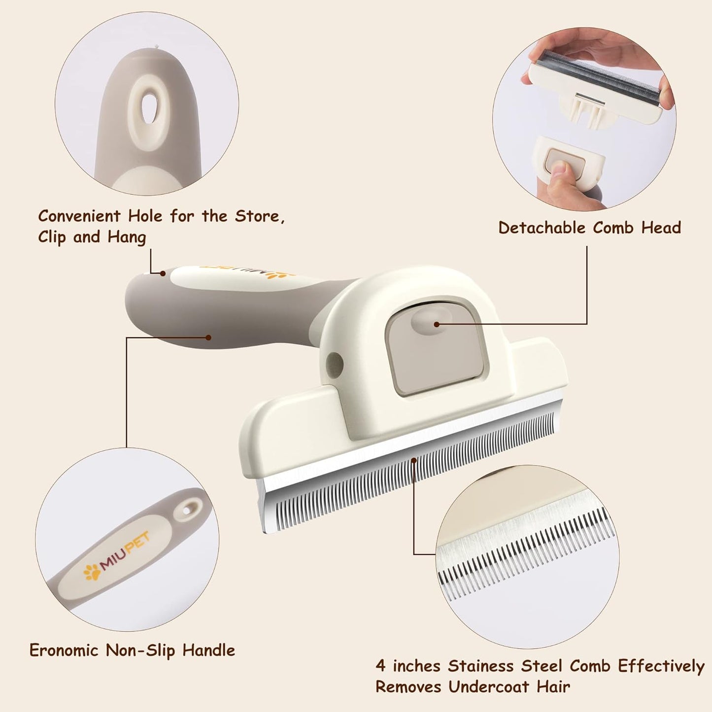 Dog Deshedding Brush