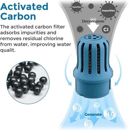 Vannon 4Pcs Pet Water Filter Sets, Activated Carbon Filter Replacements for Small Animals Water Bottle Dispenser, Replacement Filter Fits Filtered Water Dispensers