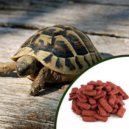 Mozaic Tortoise Food & Turtle Pellets Supplement - Complete Formulated Diet for Sulcata & Desert & Other Pet Tortoises, Essential Amino Acids & Nutrients, Economical Dry Pellet, 2 LB Bag