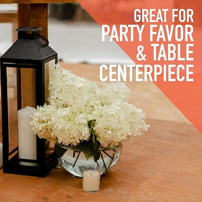 Fish Bowls For Drinks - 6 Pack - 16 Oz - BPA-Free Small Plastic Ivy Bowls For Crafts, Mini Fish Bowls Unbreakable, Candy Dishes for Party Centerpieces, Carnival Fishing, Home Decor…