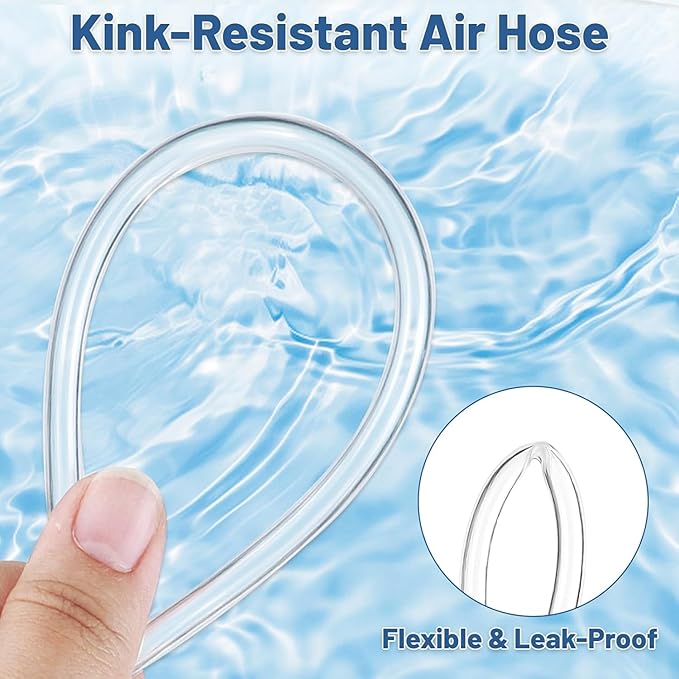 3/16" Aquariums Airline Tubing Standard Aquarium Tubing for Fish Tank Flexible Air Hose Pure Hose Aquarium Garden Terrarium Pond