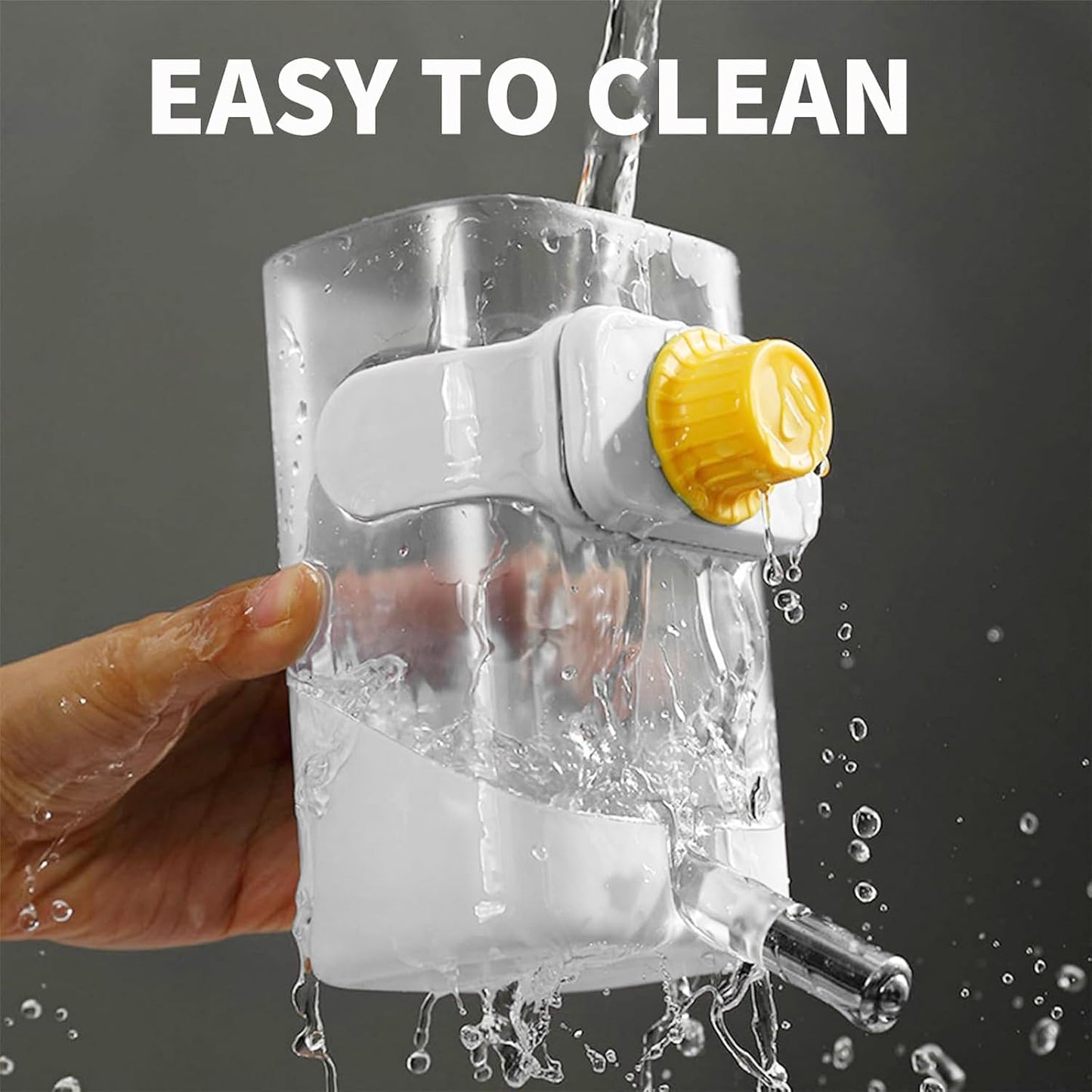 Rabbit Automatic Food Feeder and Water Dispenser Bunny Gravity Feeding Station Waterer Set Hanging Self-Dispensing Feeder for Ferret,Guinea Pigs Chinchillas Hedgehog (Green)