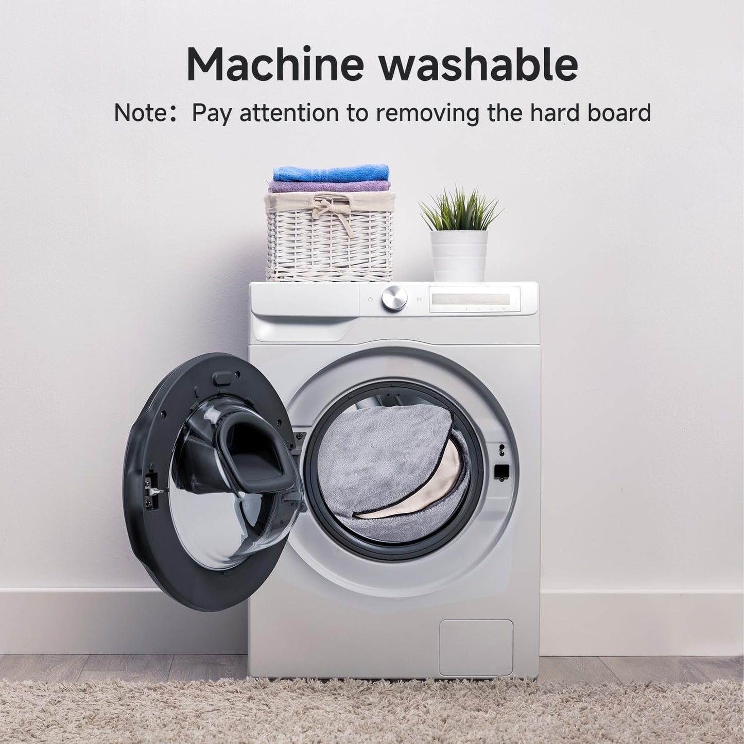 Cat Desk Bed with Heating Pad - 360° Rotating & Adjustable, Supports 44 lbs, Soft Faux Fur with Dual-sided Reversible Mat, Indoor Cat Nest Furniture for Office Desks and Game Tables, Island Table