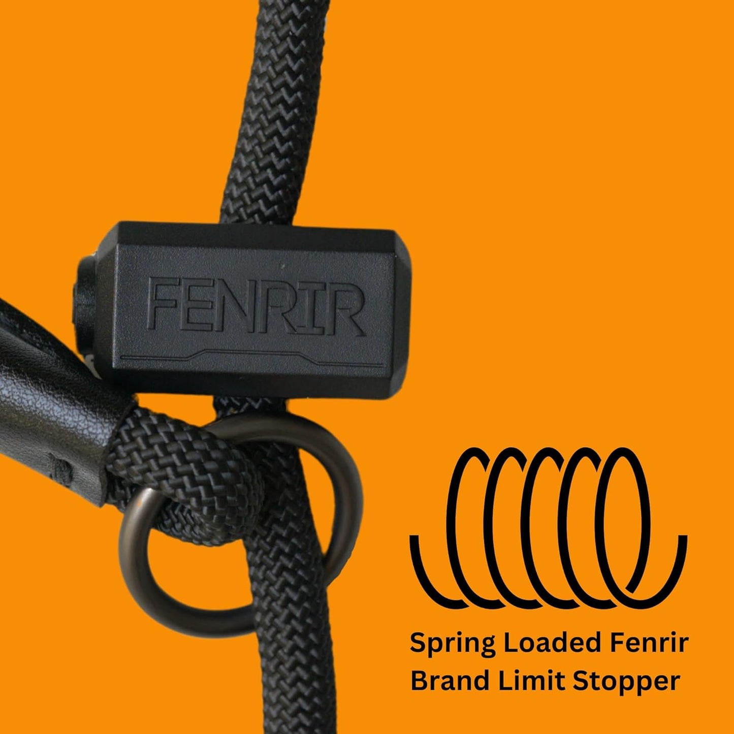 Fenrir Slip Collar with Spring Loaded Limiter Black (Small)