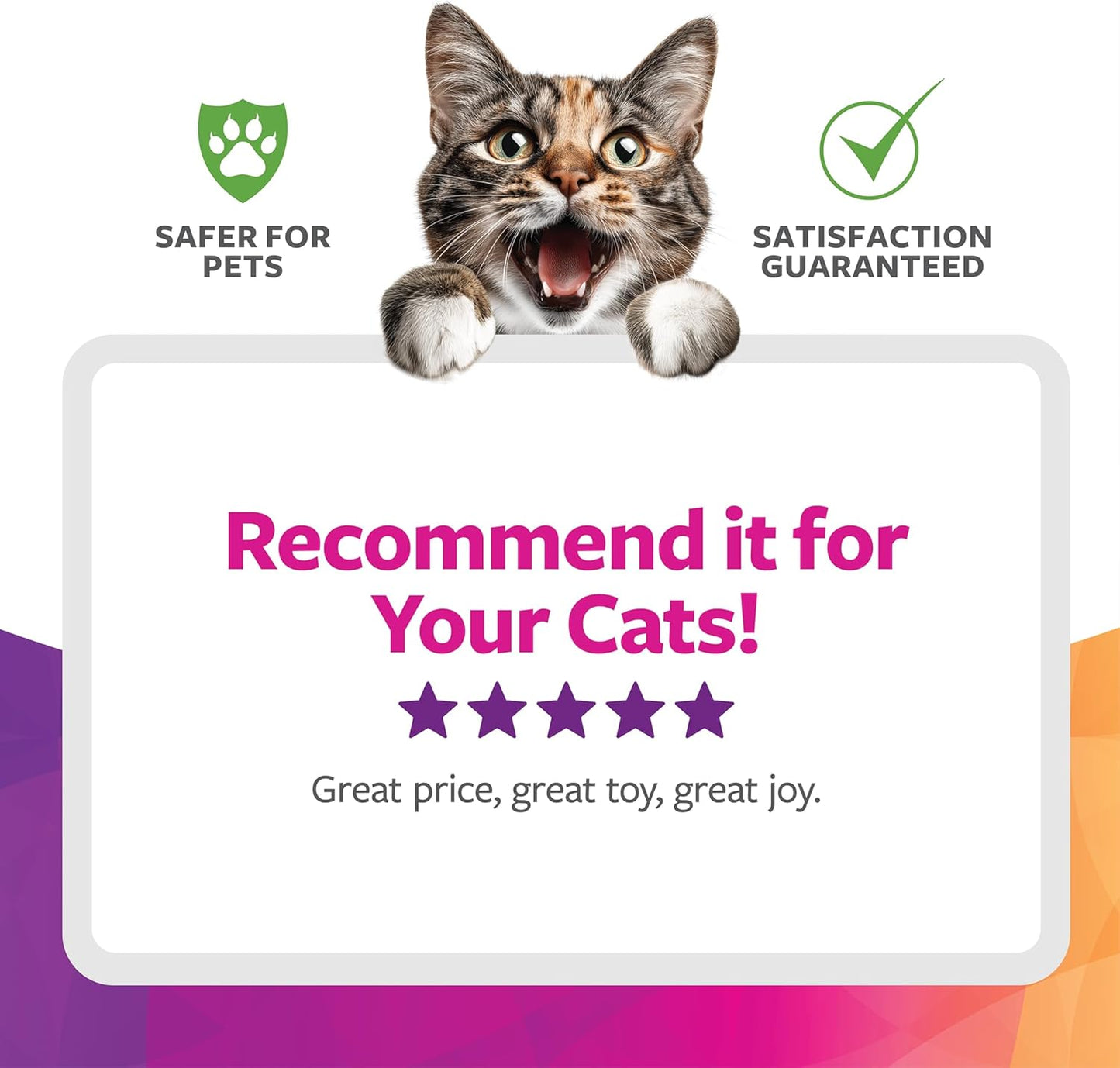 SmartyKat Flutter Balls Catnip Plush and Feather Cat Toys, Erratic Motion for Batting & Pouncing Fun for Cats & Kittens, Set of 2