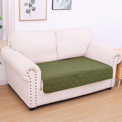 hyha Waterproof Dog Bed Blanket, Soft Pet Blankets, Waterproof Couch Cover for Dogs, Reversible Sofa Covers Washable for Furniture (30x53 Inch, Green/Navy Blue)