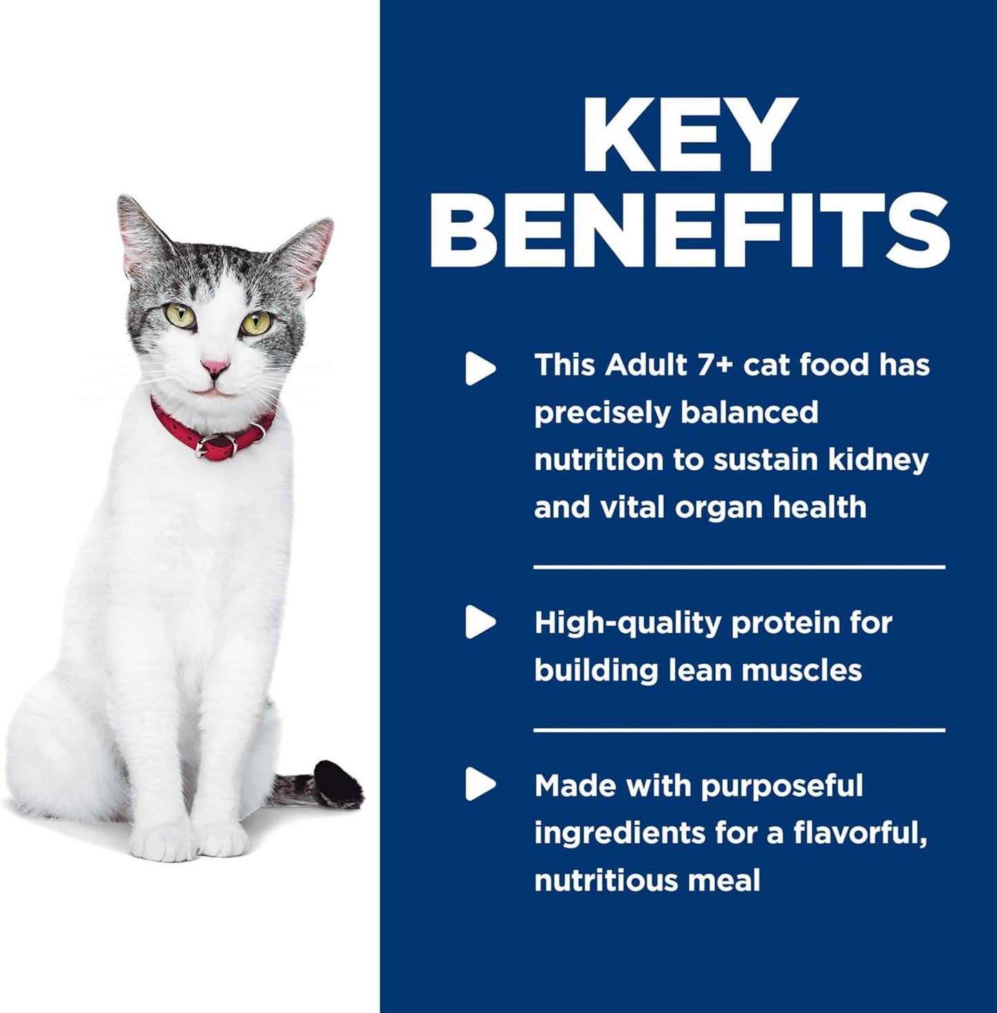 Hill's Science Diet Healthy Cuisine, Senior Adult 11+, Great Taste, Wet Cat Food, Seared Tuna & Carrot Stew, 2.8 oz Can, Case of 24