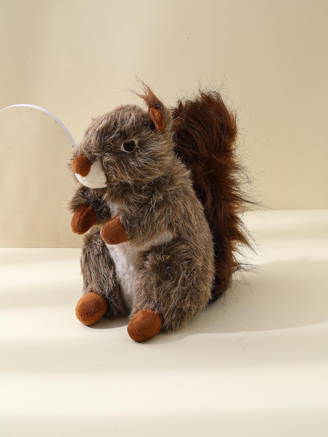 Plush Squirrels Squeaky Dog Toys Aggressive Chewers, Funny Dog Stuffed Animals Chew Toy, Indestructible Dog Toy for Puppy Small Medium Large Dogs, Tough Dog Self Playing Toys