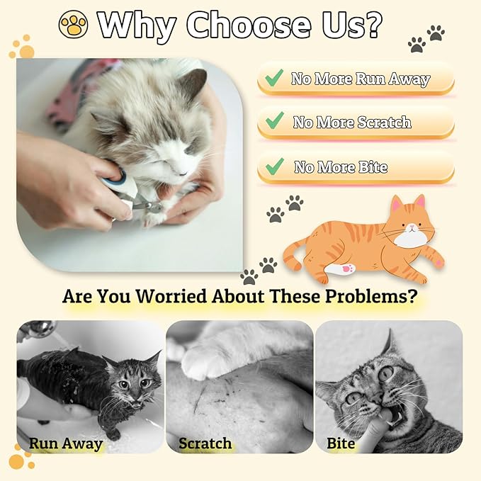 31.5" Cat Wrap for Grooming-Premium Cat Grooming Wrap Cat Restraint for Nail Clipping, Self-Adherent Soft Cat Blanket to Wrap Cat Anti-Scratch Anti-Escape Grooming Bag (Pink, XXL)