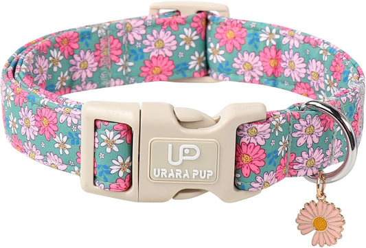 4th of July Dog Collar–American Flag Dog Collars,Patriotic Stars & Baseball Pet Collar with Quick Release,Adjustable for Small/Medium Dogs