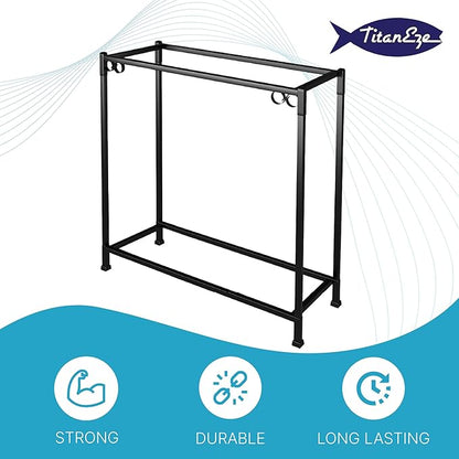 TITANEZE 29 Gallon Double Aquarium Stand (2 Stands in 1), Fish Tank Stand, Bird Cage Stand, 32.5" W x 32 "H x 13" D