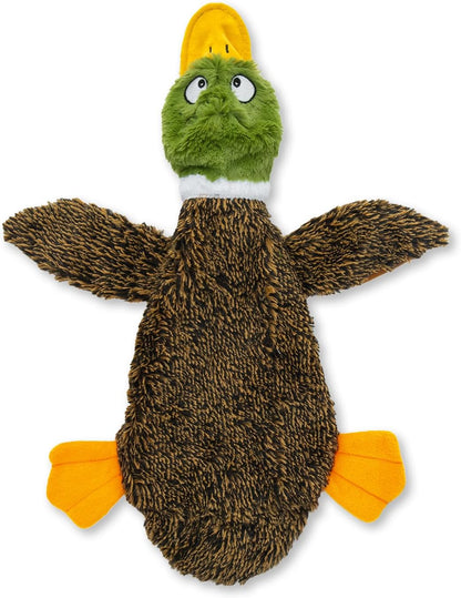 Best Pet Supplies Squeaky Dog Toys with Soft Durable Fabric for Small, Medium and Large Pets Interactive Toy for Indoor Play, Supports Active Biting and Play - 1Wild Duck, Small