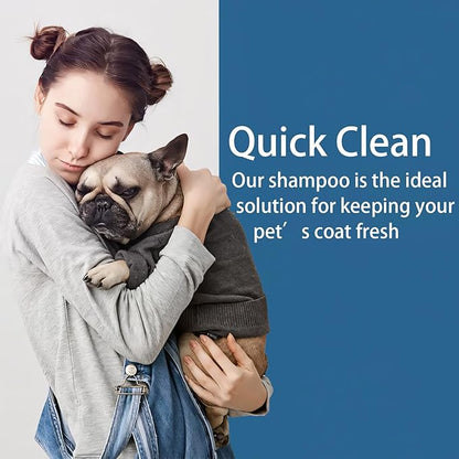 Pet Steam Brush Spray Refill for Dogs & Cats – Pets Waterless Shampoo, 3-in-1 Grooming Spray Comb Mist, 2*Shampoo(Steam Brush not Included)