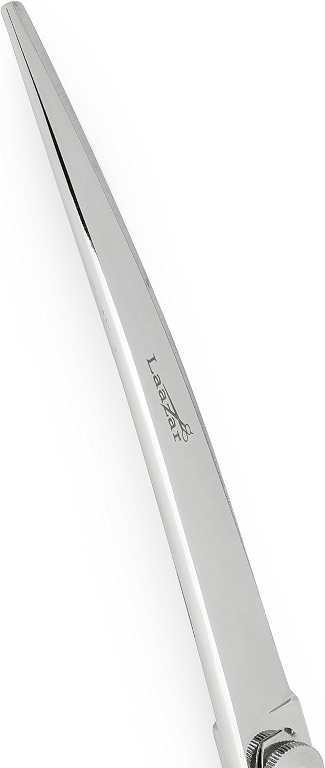 Laazar Pro Shears, Curved Pet Grooming Shear, 9" Scissors