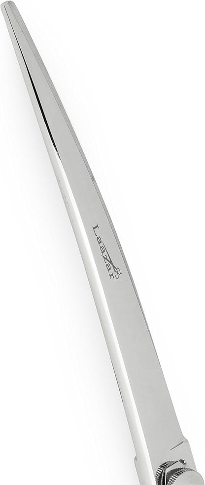 Laazar Pro Shears, Curved Pet Grooming Shear, 9" Scissors