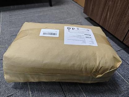 Dog Booster Car Seat for S/M Dogs Up to 35lbs,Soft 6in Elevated Cushion,Fits in Front/Back Seat,Fully Detachable and Washable,2 Storage Pockets & 3 Straps,Easy to Install (Black/Brown,Medium)