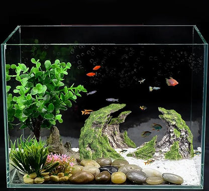 Novelsite Fish Tank Accessories, Aquarium Decorations, Scenery, Rock Ornaments - Create Aquatic Beauty with Premium Aquarium Decorations,17" W x 8.6" H x 5" D