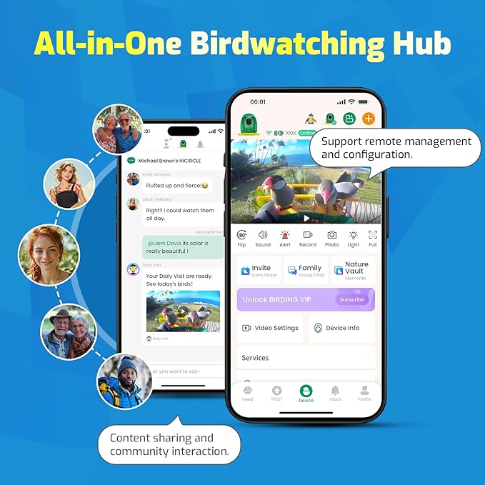 Smart Bird Feeder with Camera, Solar Powered, Free AI Identify Auto Video Capture & 2K HD Video Bird Feeders for Outdoors with SD Card, Gift for Birdlover