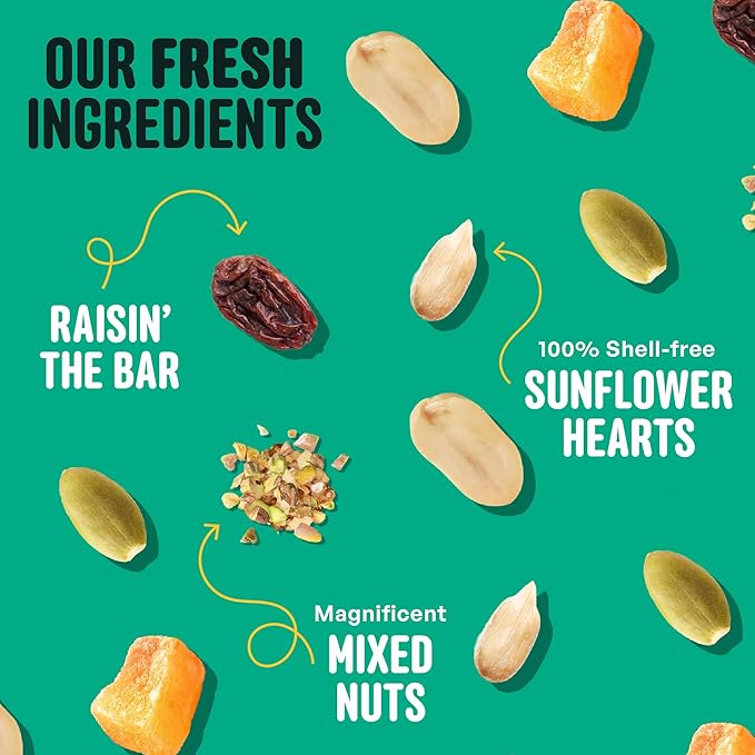 No Mess with Fruit Wild Bird Seed – 10 lb. 100% Edible Shell-Free Blend with Sunflower Hearts, Peanuts, Tree Nuts, Pumpkin Seed & Real Fruit – No Waste Bird Seed for Outside Feeders