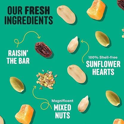 No Mess with Fruit Wild Bird Seed – 10 lb. 100% Edible Shell-Free Blend with Sunflower Hearts, Peanuts, Tree Nuts, Pumpkin Seed & Real Fruit – No Waste Bird Seed for Outside Feeders