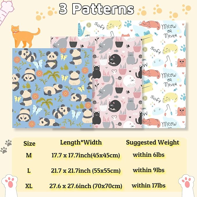 21.7" Cat Wrap for Grooming-Premium Cat Grooming Wrap Cat Restraint for Nail Clipping, Self-Adherent Soft Cat Blanket to Wrap Cat Anti-Scratch Anti-Escape Grooming Bag (White, L(Within 9lbs))