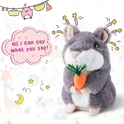 Ayeboovi Toddler Toys for Kids Talking Hamster Repeats What You Say Baby Toys Autism Toys Fun Toys Talking Toy for Boys and Girls