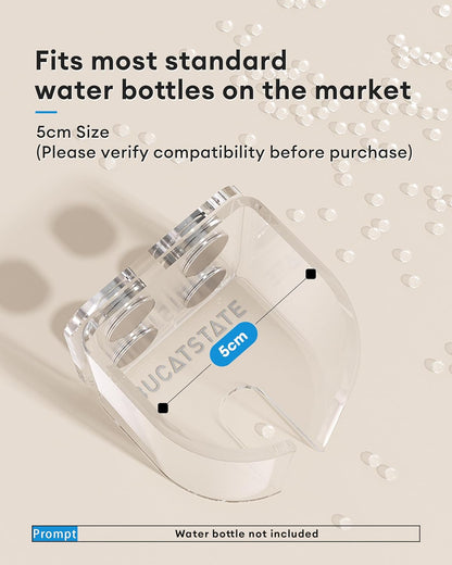 BUCATSTATE Hamster Water Bottles Holder with Magnetic, Drop-Resistant Water Bottle Stand with Adjustable Height, Fits Bottles up to Dia 2 inches, for Hamsters Small Pets (Only Water Bottle Holder)