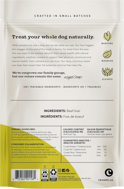 Freeze-Dried Beef Liver Mini Trainers 1.8 oz