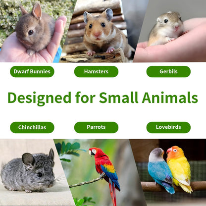 25 Pcs Disposable Palm Leaf Bowls 4 inch Bowl for Rabbits, Compostable Like Bamboo Bowls Disposable Bowl Bunny Chew Toys Chewable Dish for Rabbits,Bunnies,Hamsters,Parrot