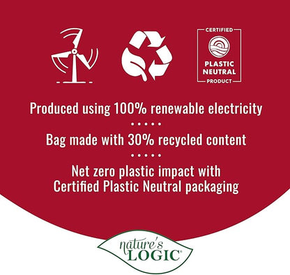 Nature's Logic Grain-Free Dry Dog Food - All-Natural, High Protein, No Synthetic Vitamins/Minerals - Gluten Free - Supports Healthy Digestion - All Breeds & Ages - Beef Meal Feast, 4.4lbs