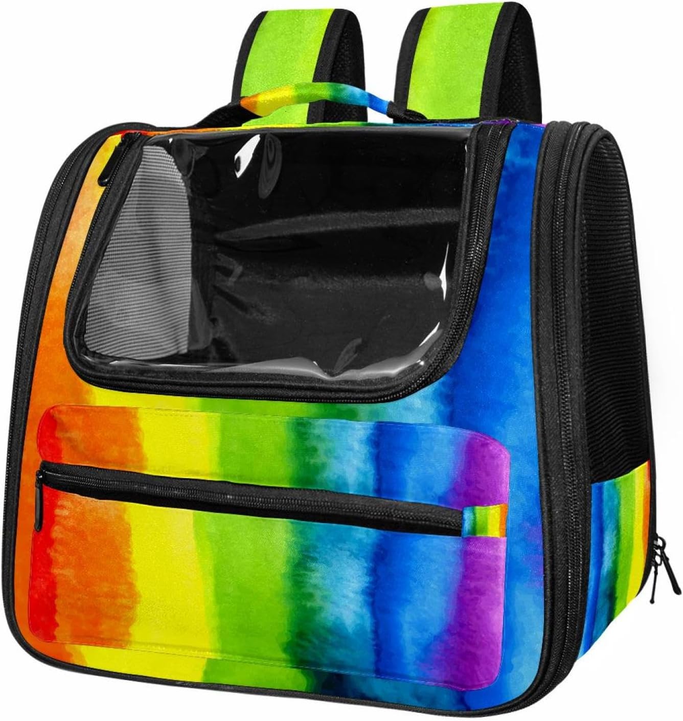 Rainbow Pet Travel Carrier Soft Sided Portable Bag for Cats, Small Dogs, Kittens or Puppies