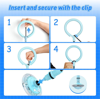 Flooyes Skip Ball for Kids, Ankle Skip Ball Toy with Counter, Timer and Cal Calculator, Boys Christmas Birthday Gifts for Age 6 7 8 9 10+, Rechargeable Colorful Flash Wheel Skip Ball for Boys