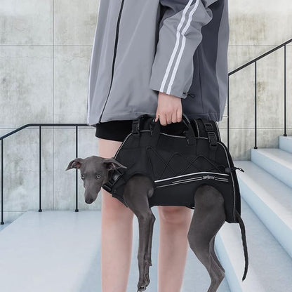 Dog Backpack Carrier for Small Dogs,Dog Lift Harness,Adjustable Padded Breathable Straps for Dogs, Disabled, Joint Injuries, Arthritis,XL(24-35LBS)