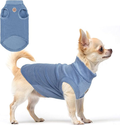 BEAUTYZOO Cat Sweater Turtleneck - Soft Fleece Cat Sweaters for Cats Only Warm Kitten Clothes, Fall Winter Pet Coat Pullover Sweatshirt Clothing Also for Puppy Small Dogs Sphynx Hairless Cats