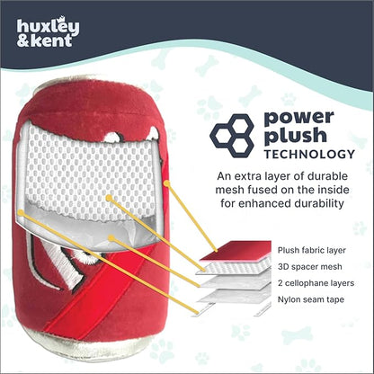 Huxley & Kent Funny Dog Toy w/Squeaker – Power Plush Squeaky Dog Toys for Small, Medium & Large Dogs – Soft Stuffed Animal for Indoor Play & Fetch - Buddy Mary, Small