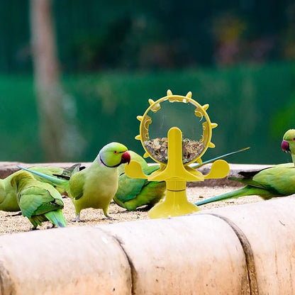 Oooct Bird Foraging Toys, Parrot Rotating Feeders, Bird Chewing Toys, Bird Enrichment Toys, Bird Cage Accessories, Suitable for Birds Parrots Parakeets Cockatiels Conures Lovebirds